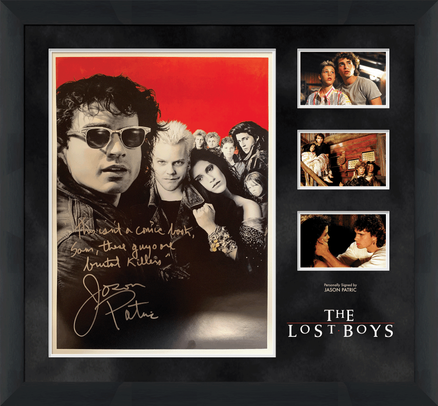 Lost Boys Framed Display Signed by Jason Patric - Memorabilia Framers Shop